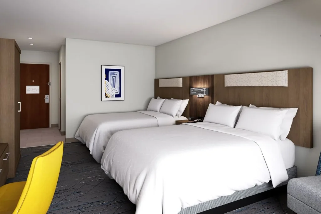 Guest room with two queen beds